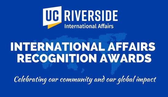 International Affairs Recognition Awards - celebrating our community and our global impact